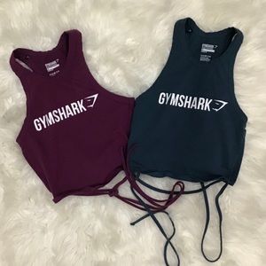 TWO Gymshark workout tops